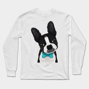 Bow Tie Boston Long Sleeve T-Shirt